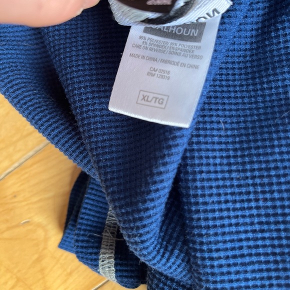 NHL Montreal Canadiens Blue Henley Shirt Size XL - Picture 7 of 7